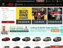 Tablet Screenshot of keithpiersontoyota.com